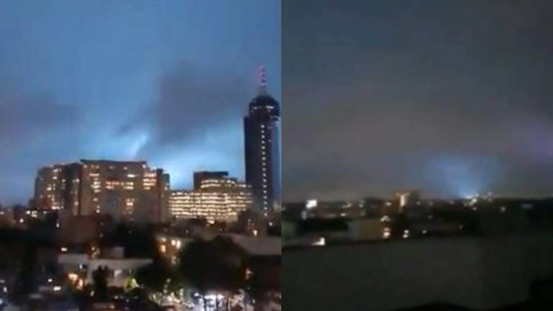 ¿Qué son las extrañas luces vistas durante el sismo